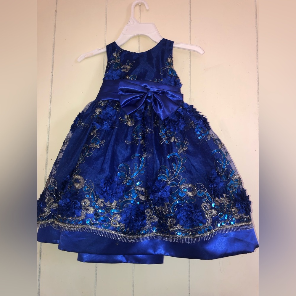 Shanil dress size 3 blue color